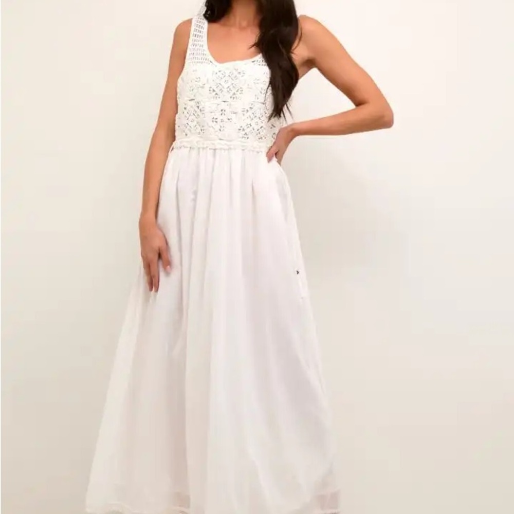 LOLA CROCHET DRESS, BY CREAM COPENHAGEN Size Small. New!